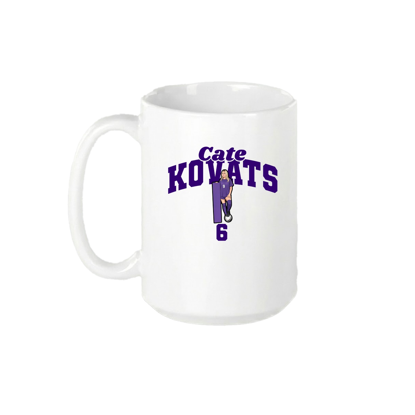 15oz Coffee Mug — Signature Arch in White