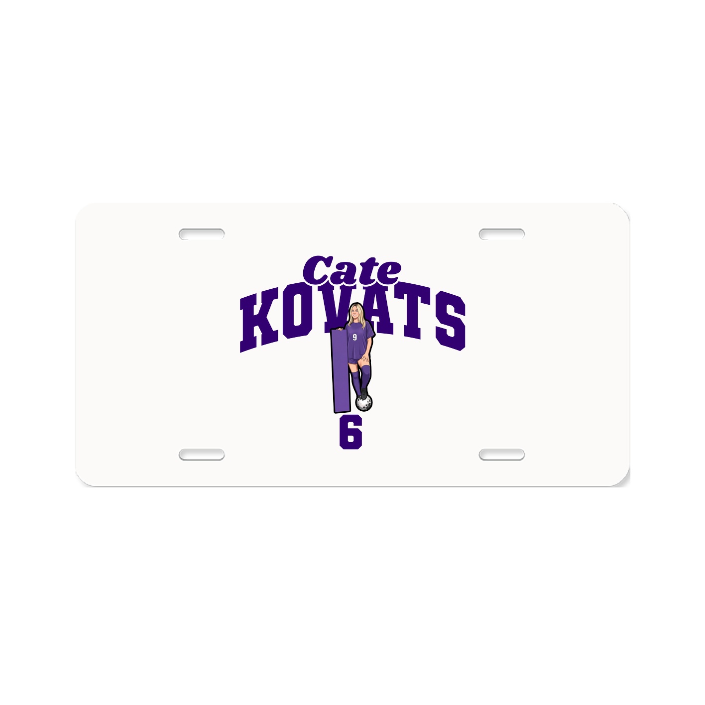 License Plate — Signature Arch in Classic