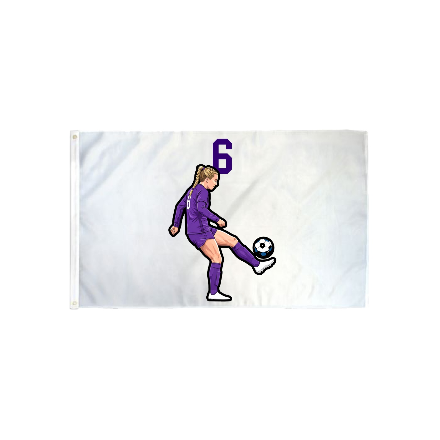3x5 Flag — Number Top in Classic
