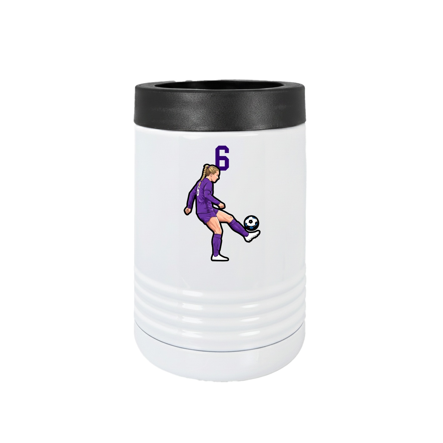 Beverage Holder — Number Top in White