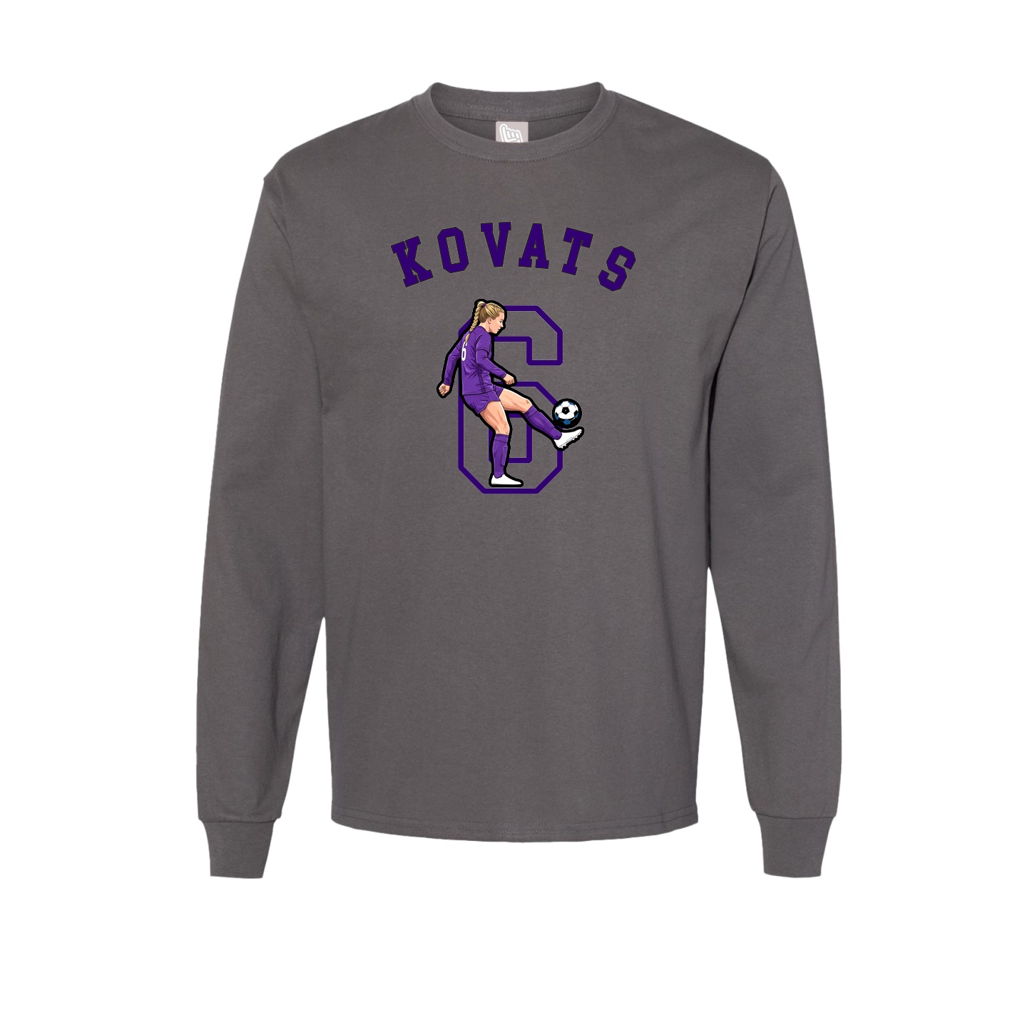 Long Sleeve Tee — Shirsey Arch in Grey
