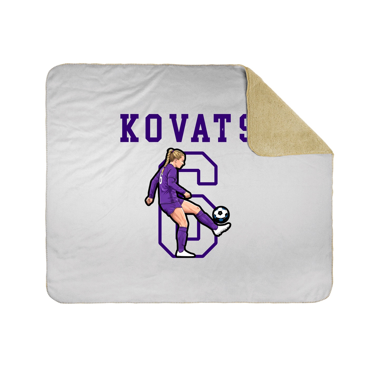Throw Blanket — Shirsey in White