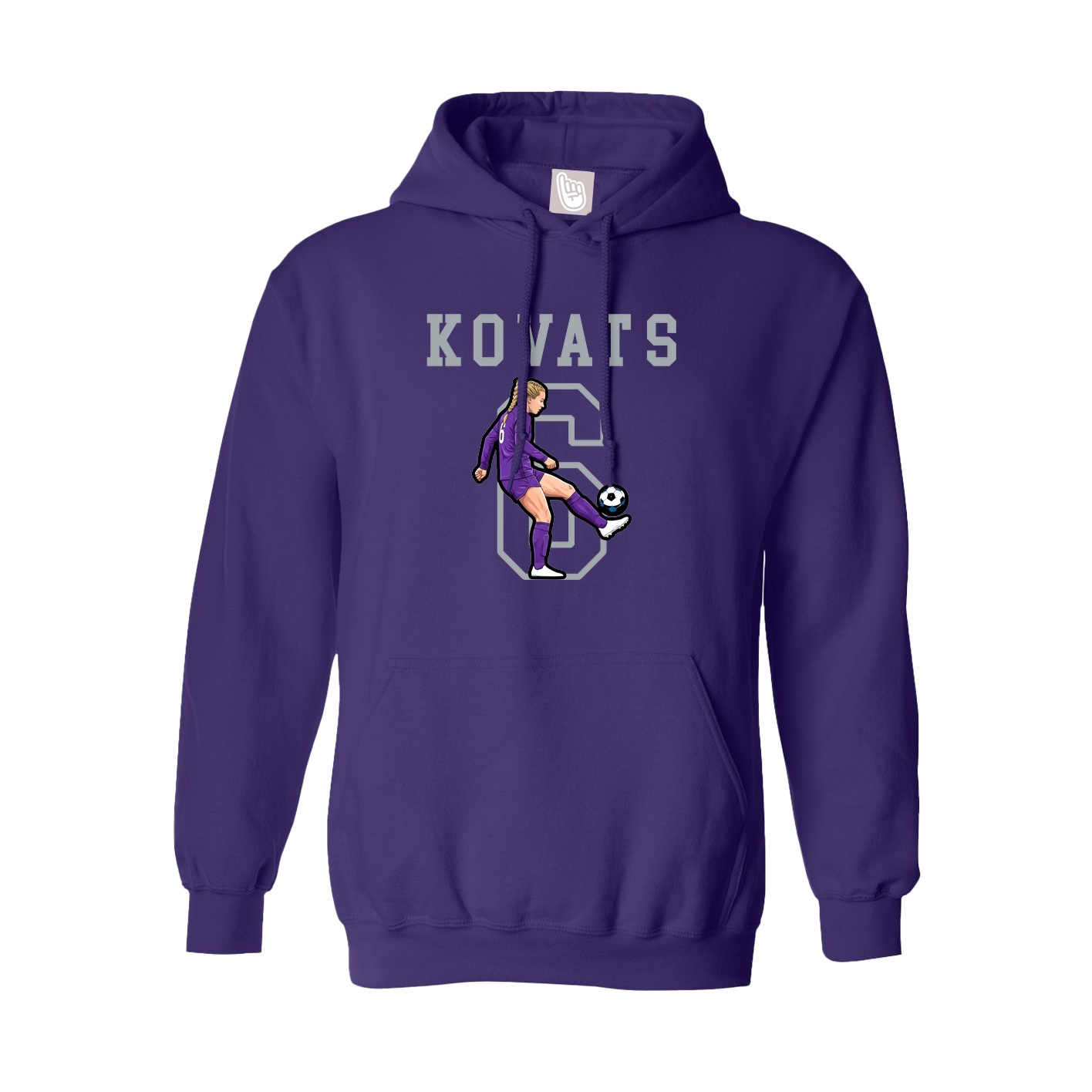Hoodie — Shirsey in Purple