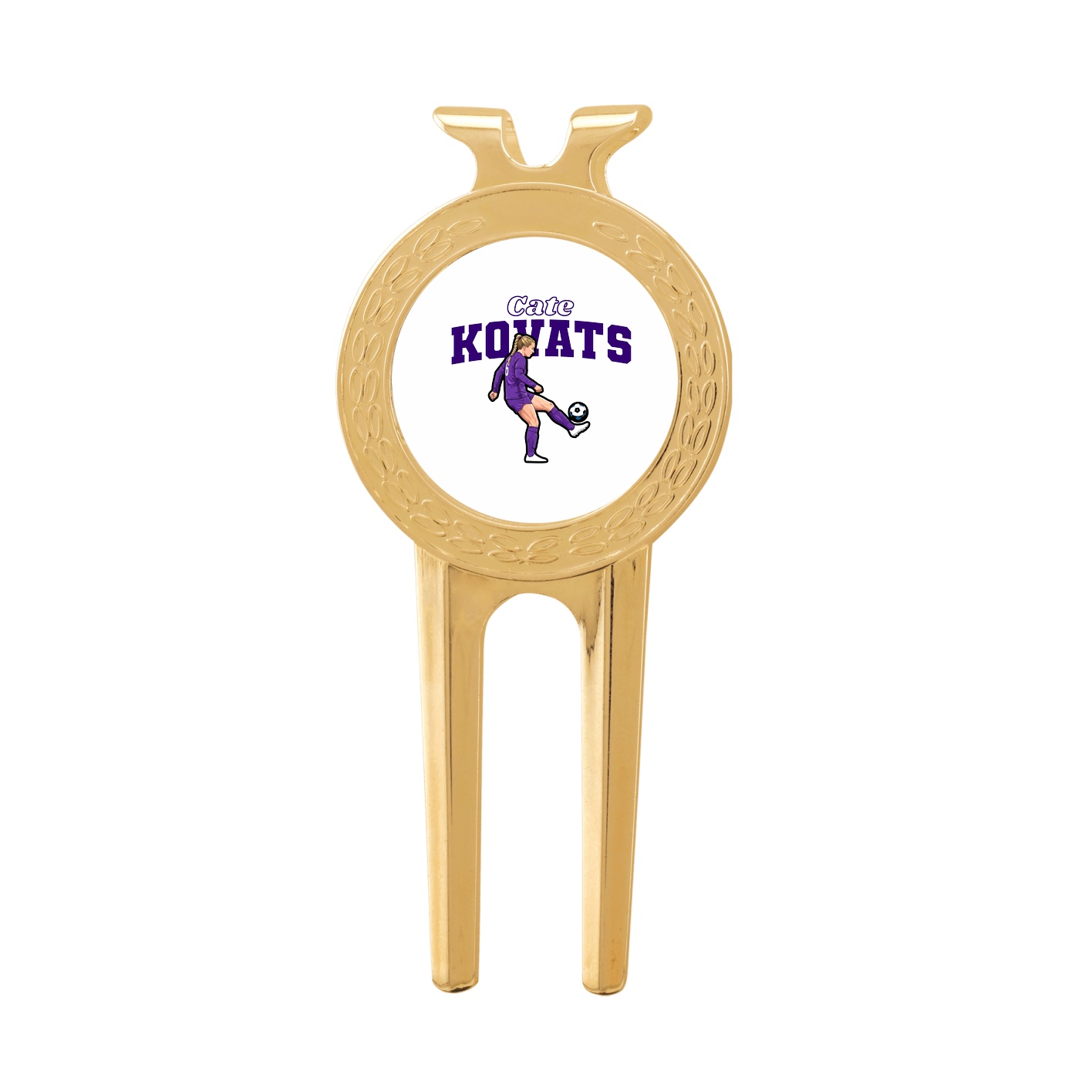 Divot Tool with Ball Marker — Name Arch in Classic