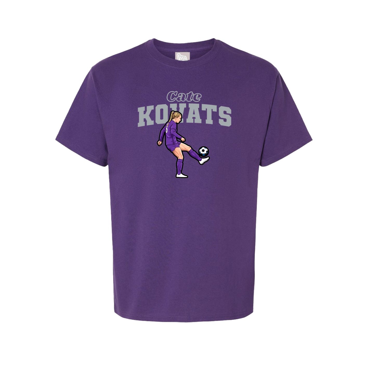 Tee — Name Arch in Purple