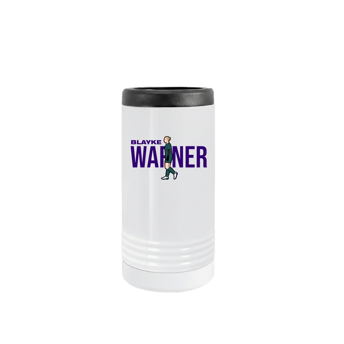 Slim Beverage Holder — Player Name in White