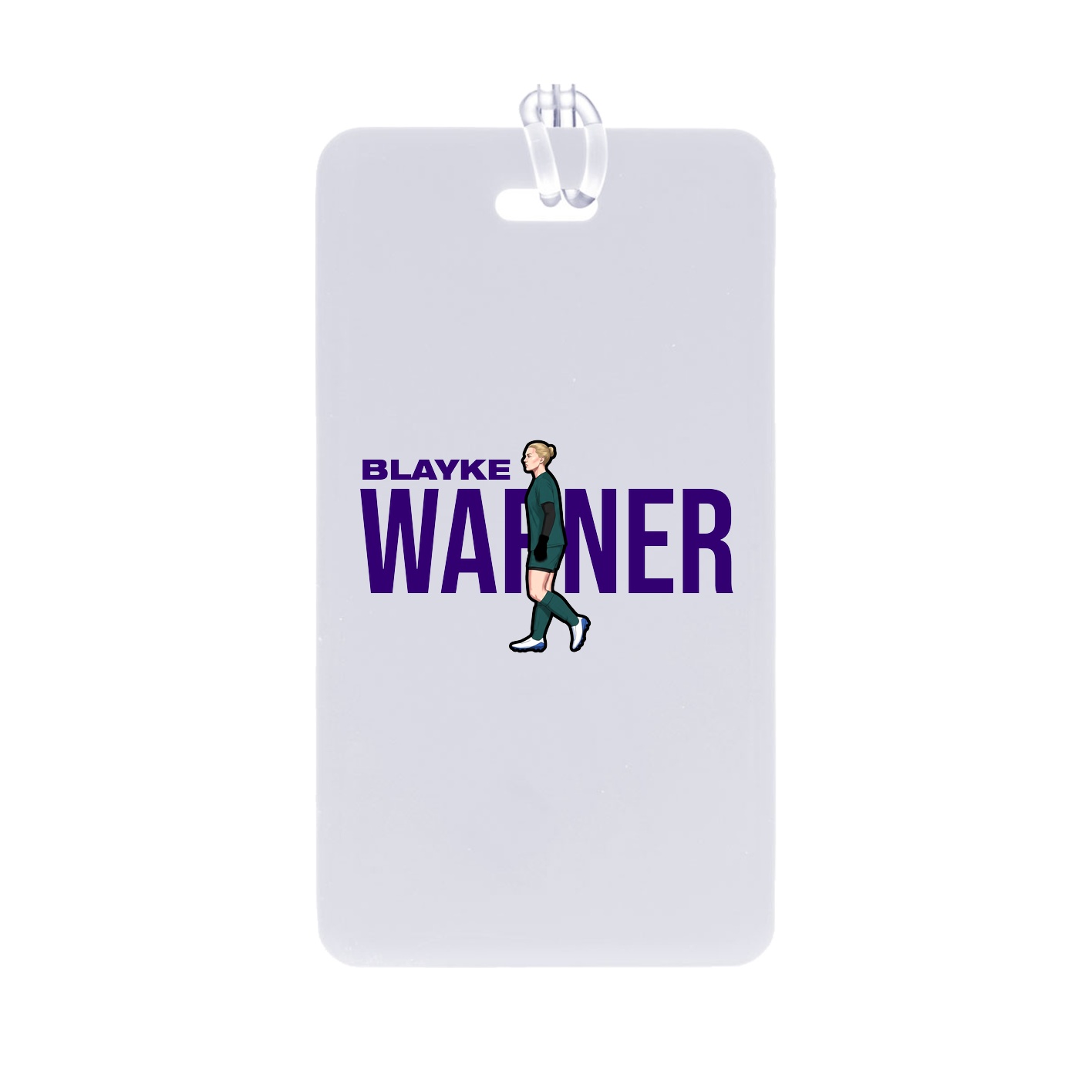Bag Tag — Player Name in Classic