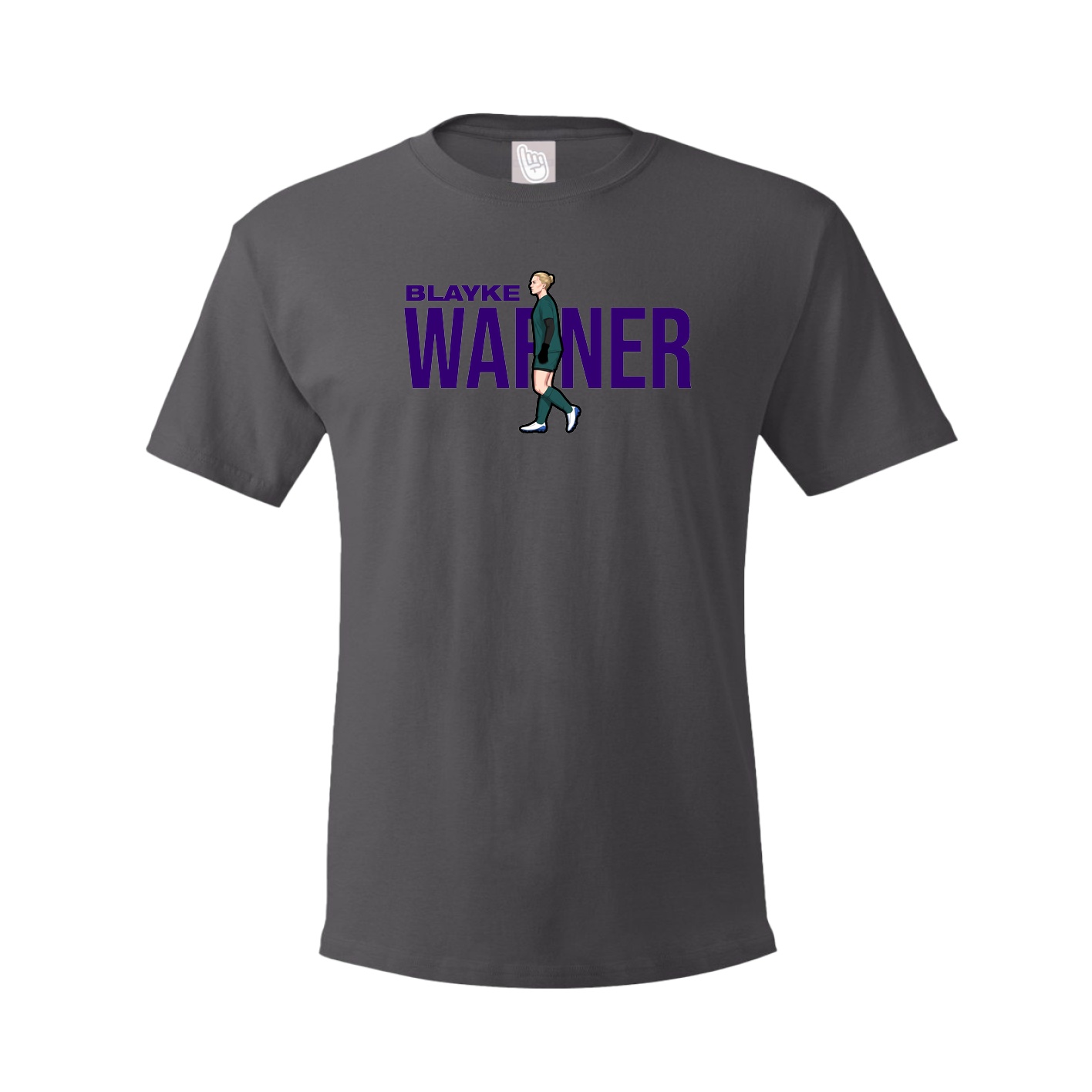 Tee — Player Name in Grey