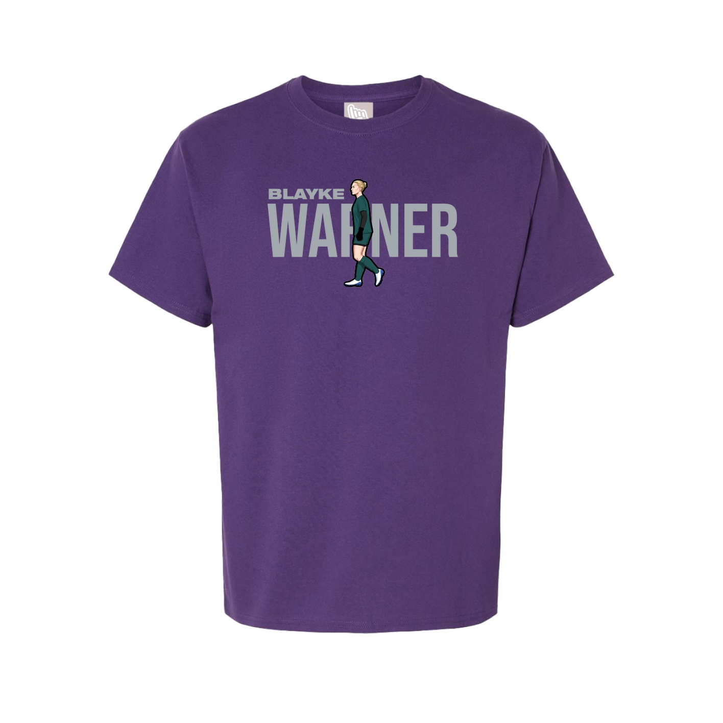 Youth Tee — Player Name in Purple