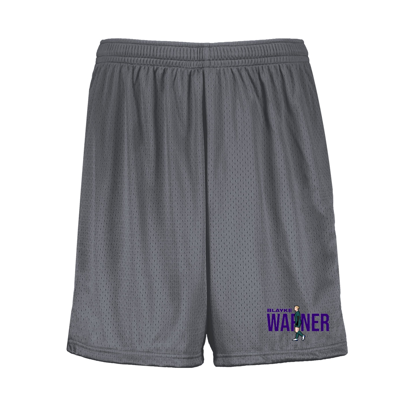 Shorts — Player Name in Grey