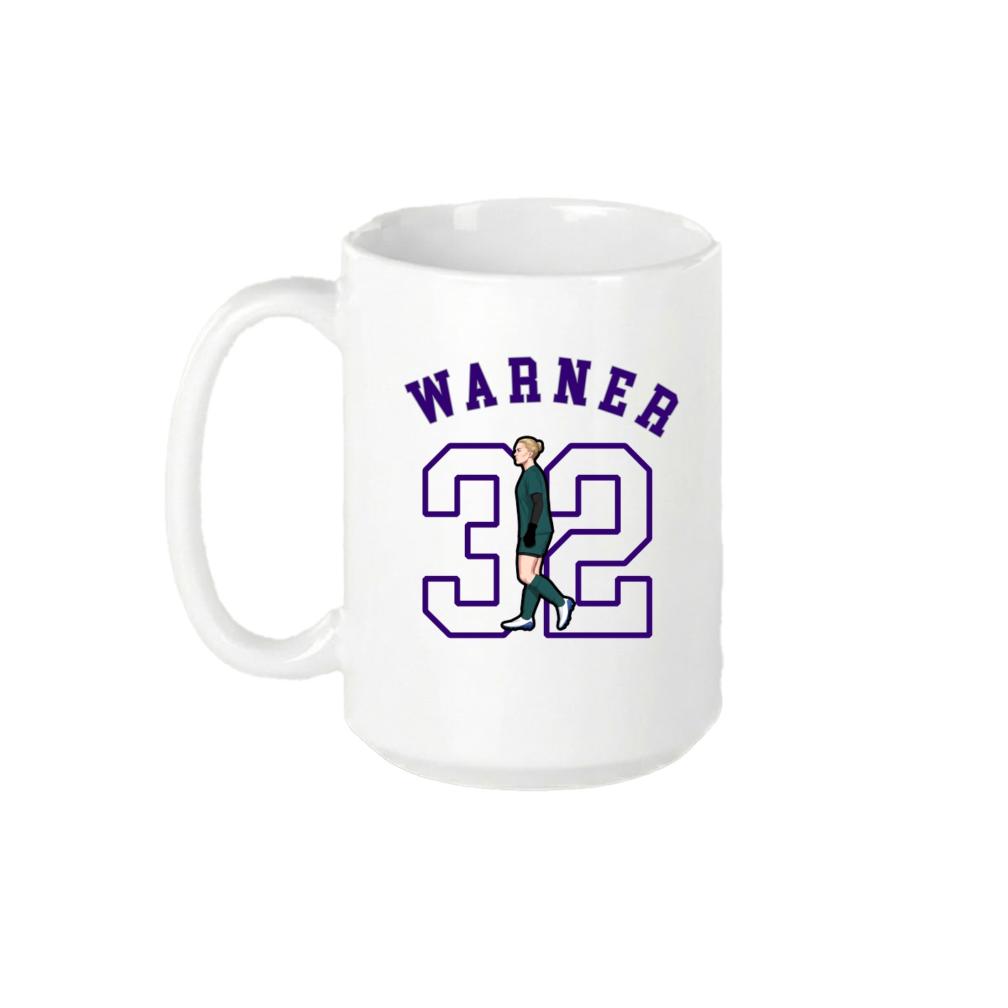 15oz Coffee Mug — Shirsey Arch in White