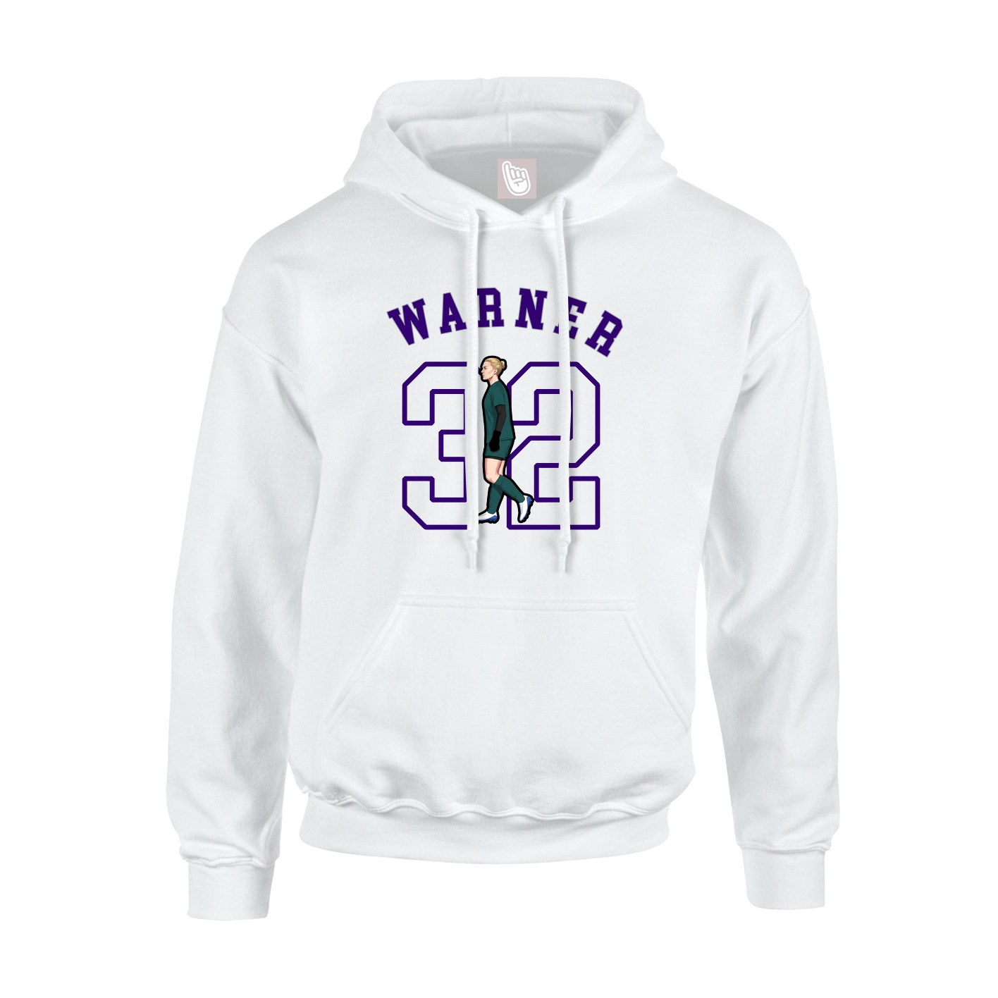 Youth Hoodie — Shirsey Arch in White
