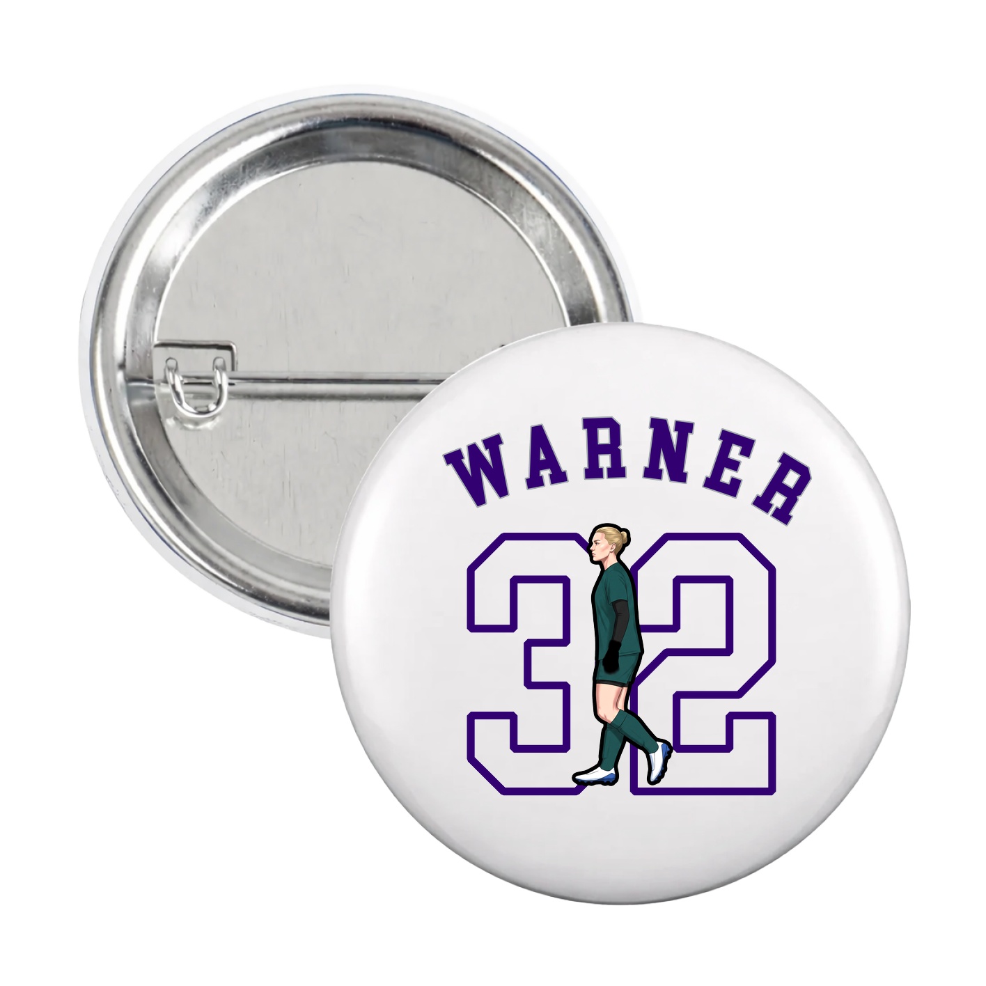 Game Day Button — Shirsey Arch in White