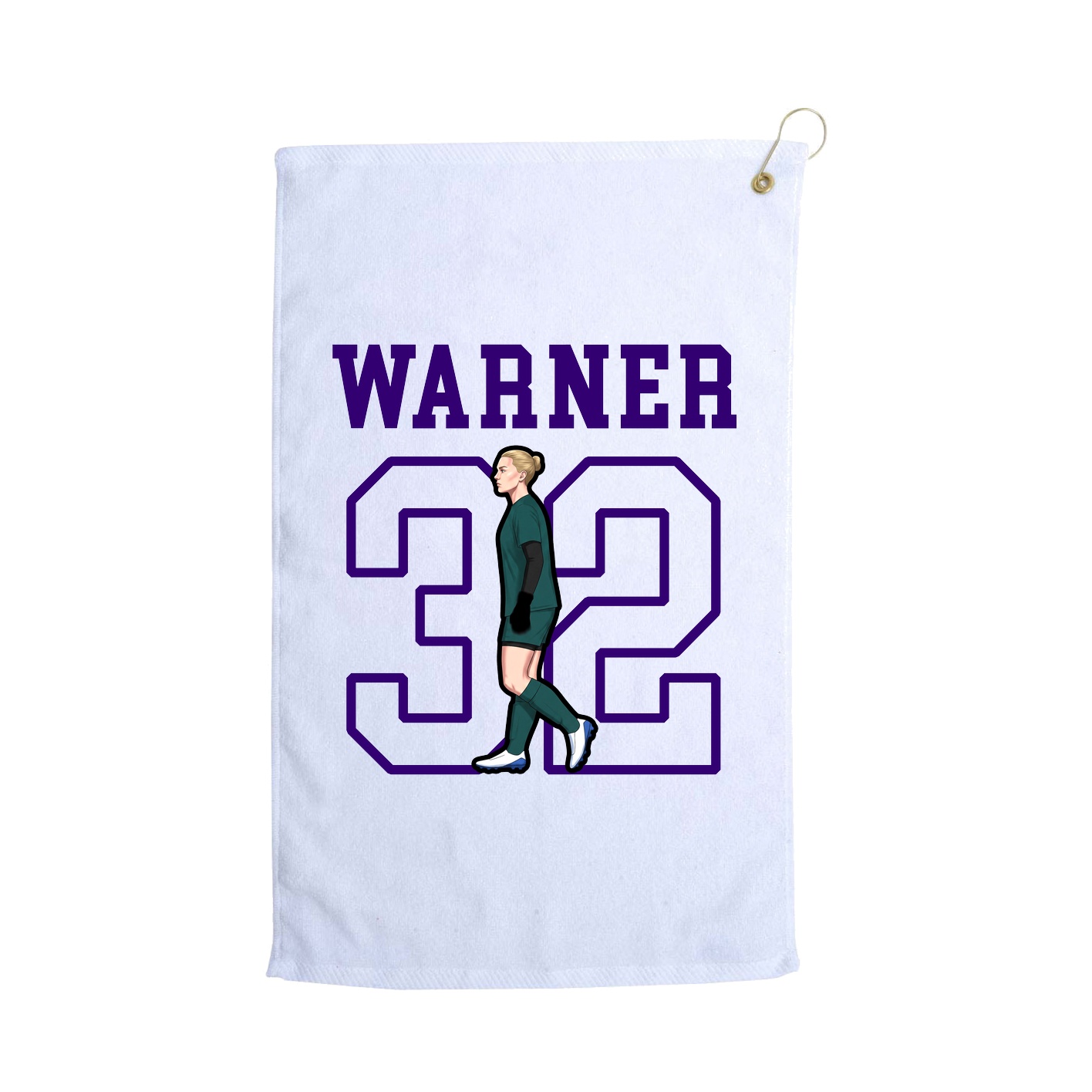 Golf Towel — Shirsey in White
