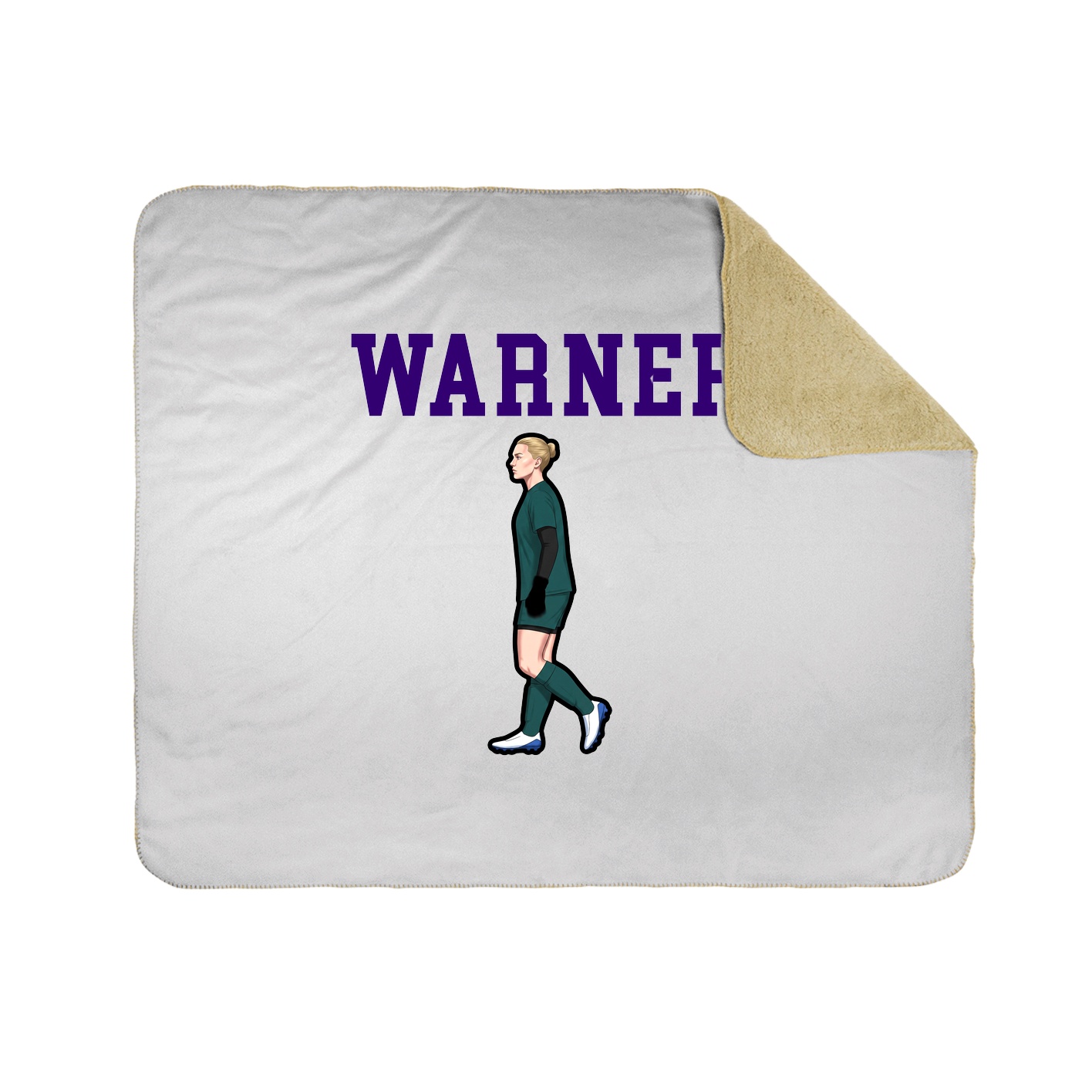 Throw Blanket — Shirsey in White