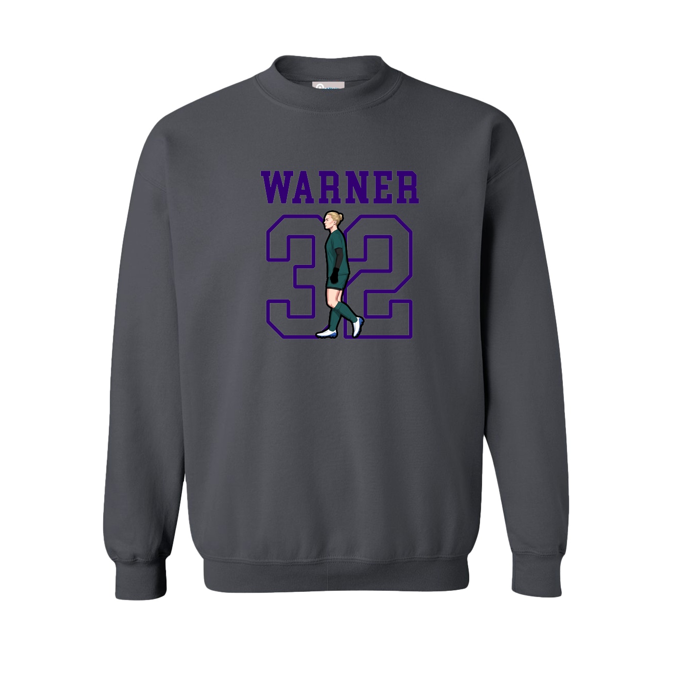 Fleece Crew — Shirsey in Grey