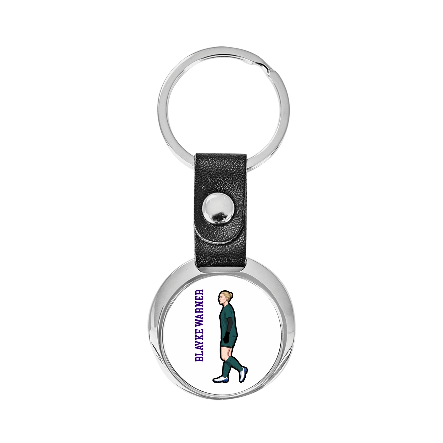 Key Chain — Name Vertical in Classic