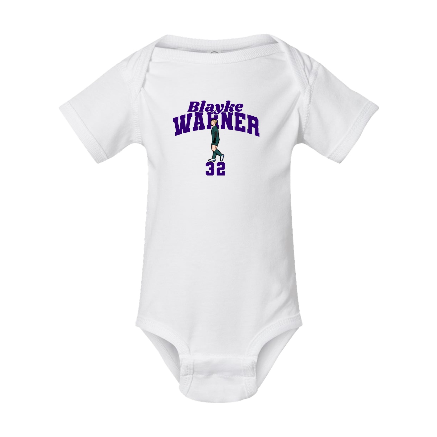 Baby Onesie — Signature Arch in White