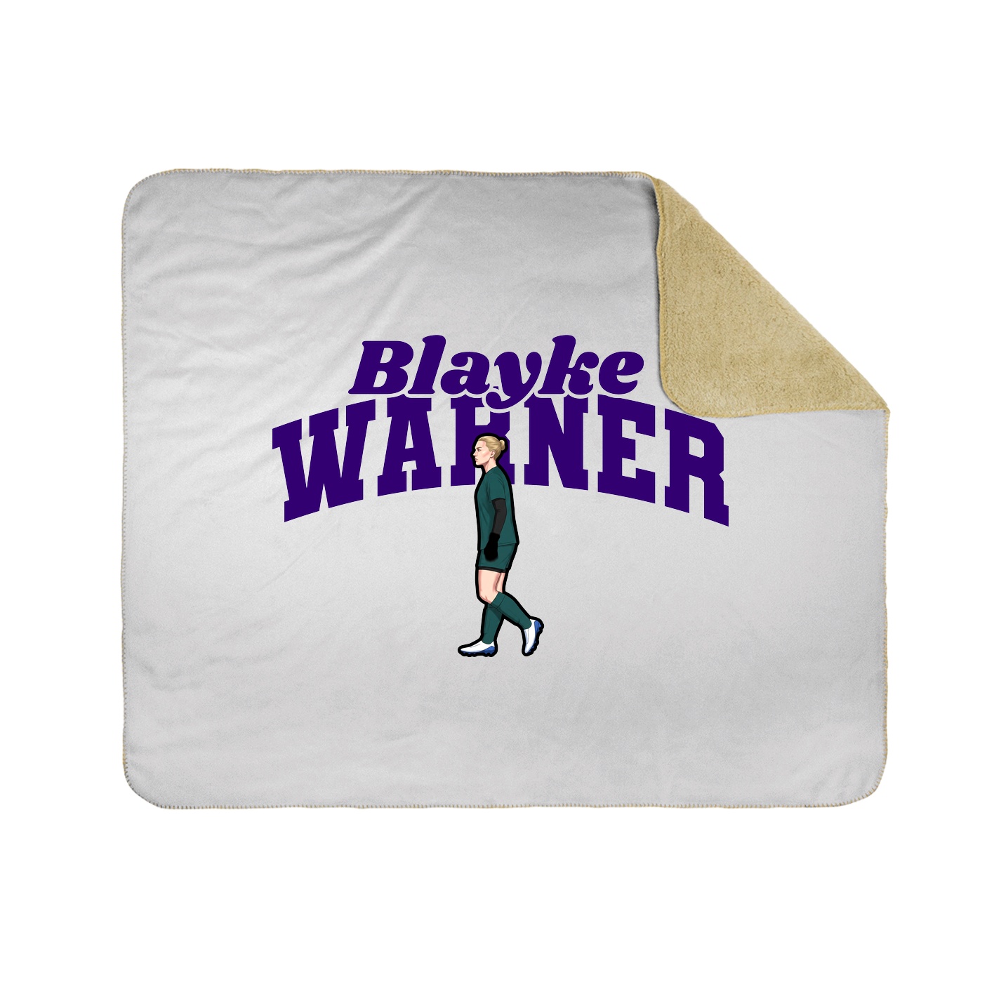 Throw Blanket — Signature Arch in White