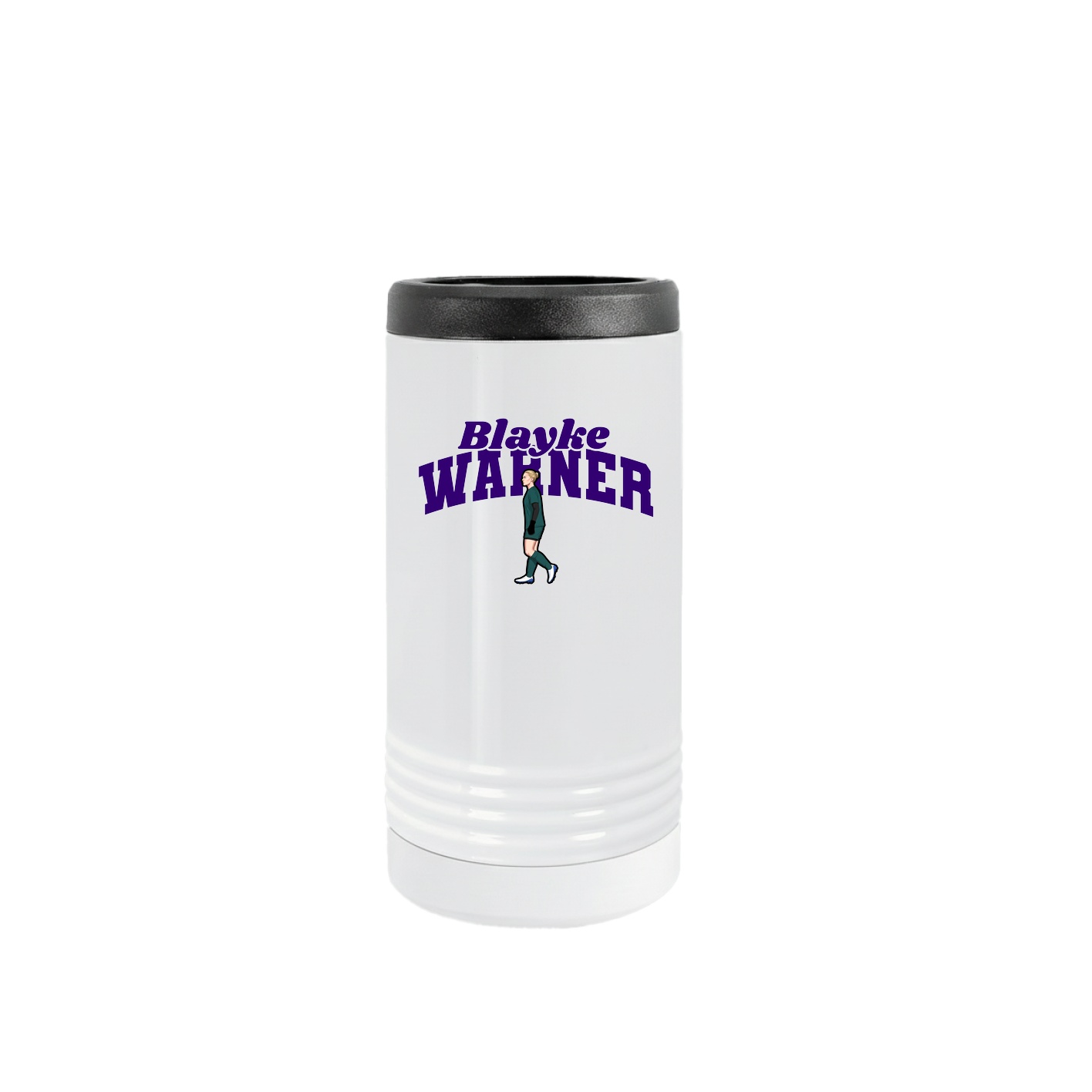 Slim Beverage Holder — Signature Arch in White