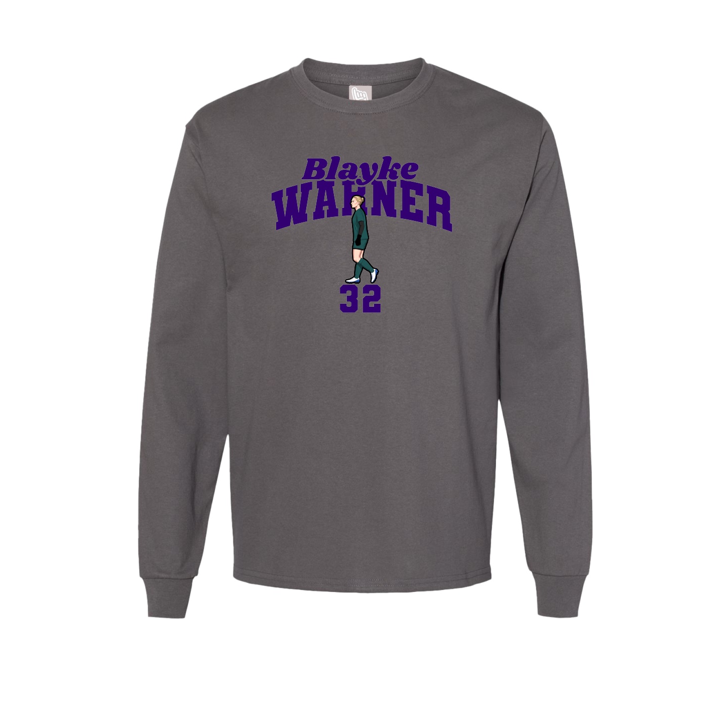 Long Sleeve Tee — Signature Arch in Grey