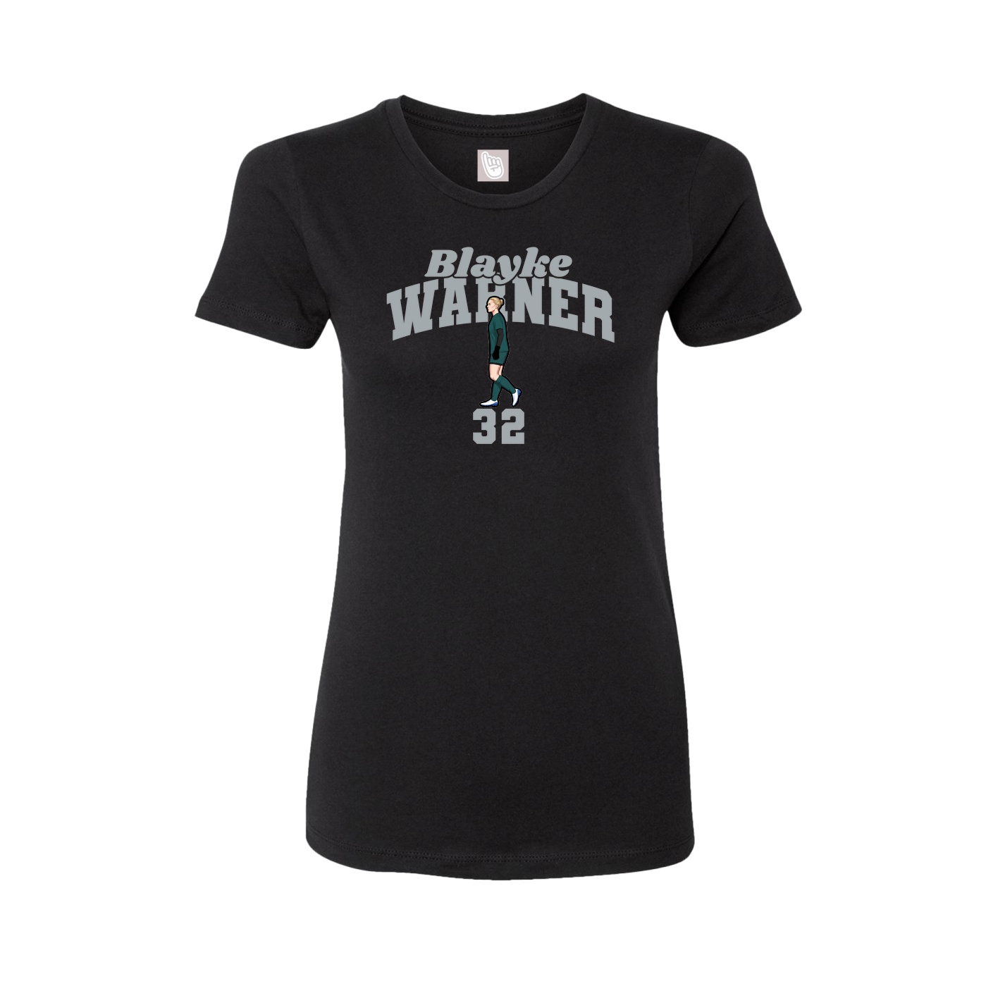 Womens Tee — Signature Arch in Black