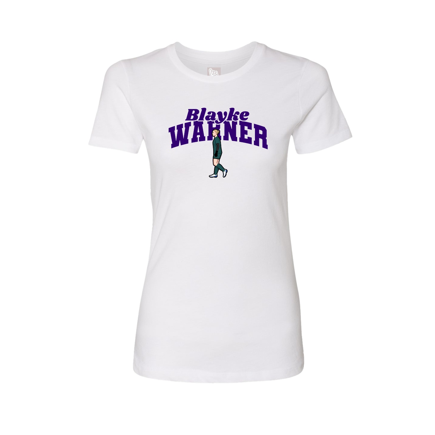 Womens Tee — Signature Arch in White