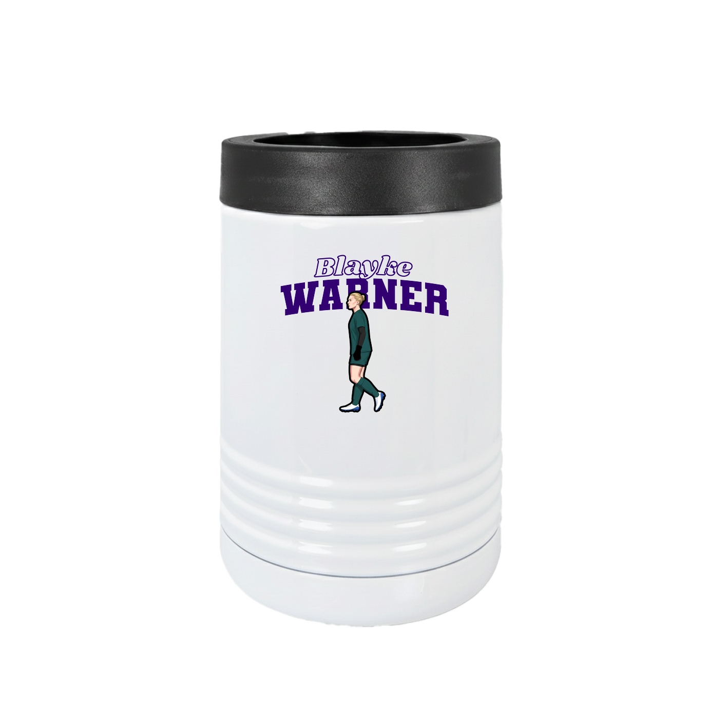 Beverage Holder — Name Arch in White