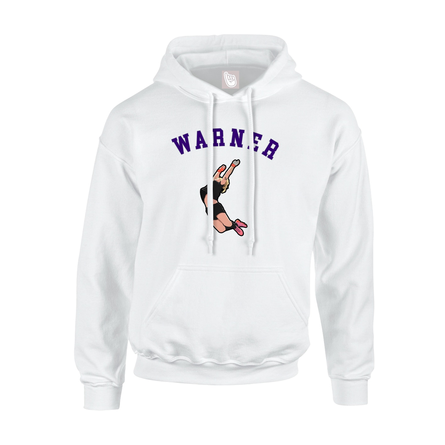 Youth Hoodie — Shirsey Arch in White
