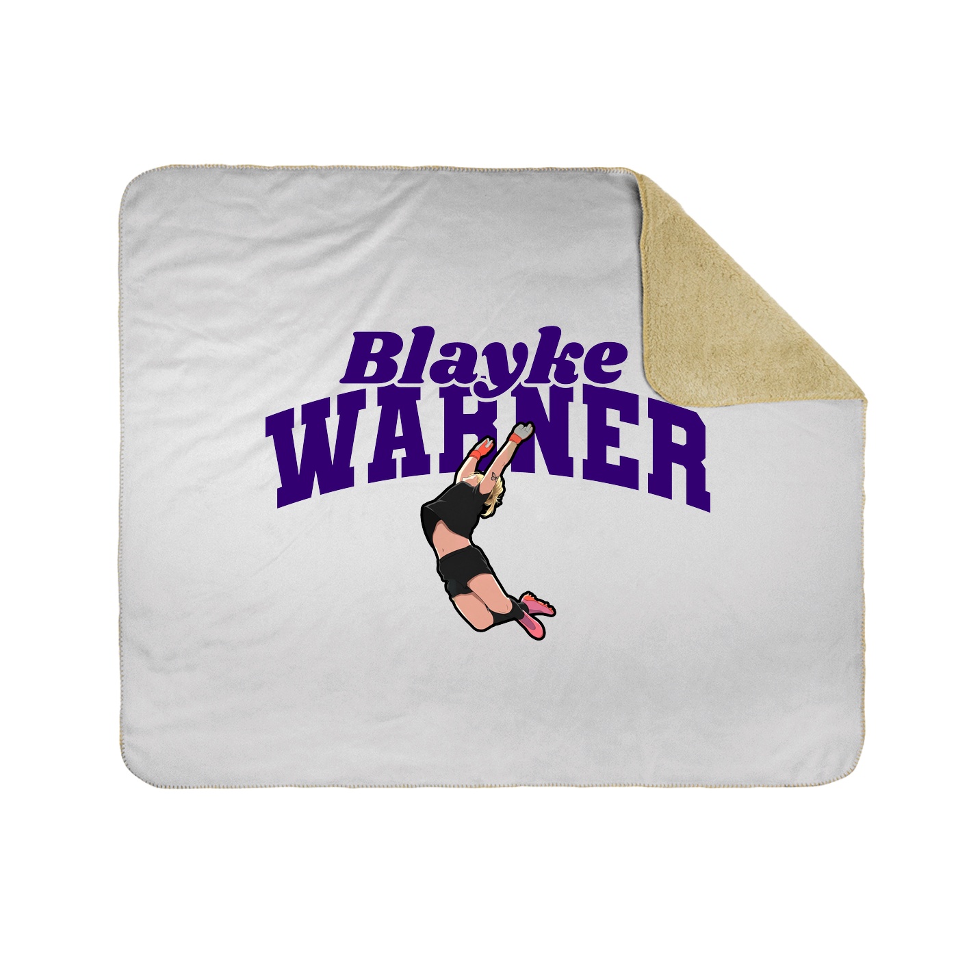 Throw Blanket — Signature Arch in White
