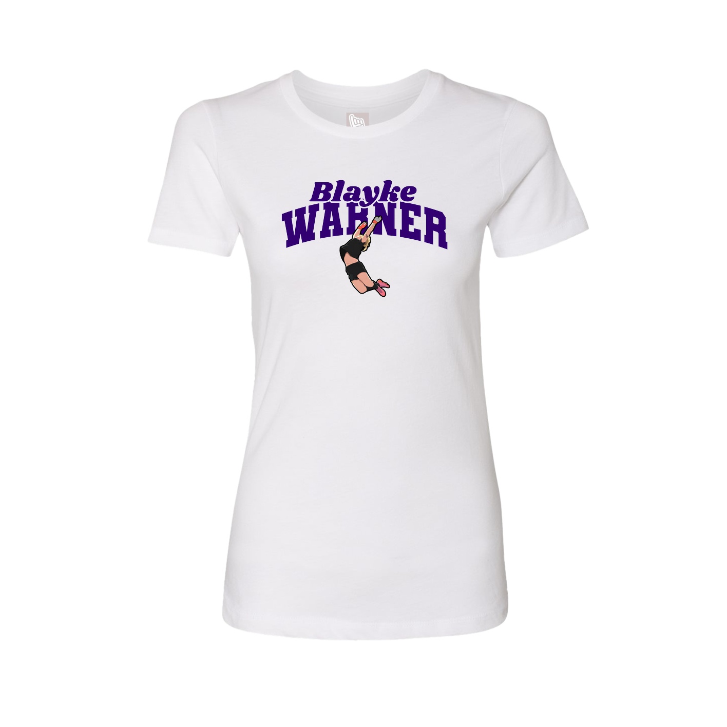 Womens Tee — Signature Arch in White