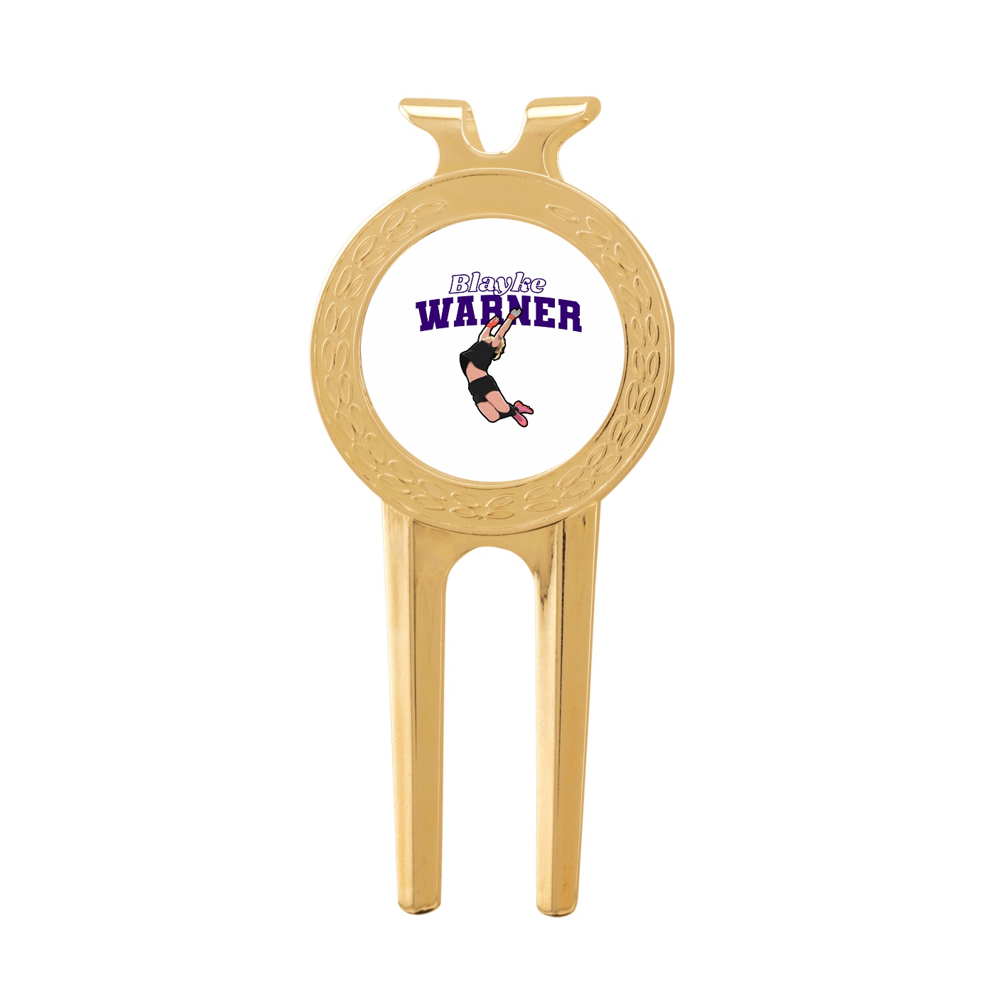 Divot Tool with Ball Marker — Name Arch in Classic