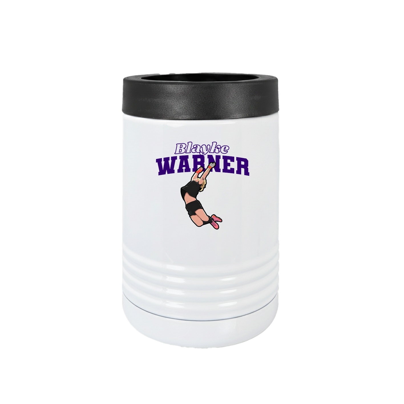Beverage Holder — Name Arch in White
