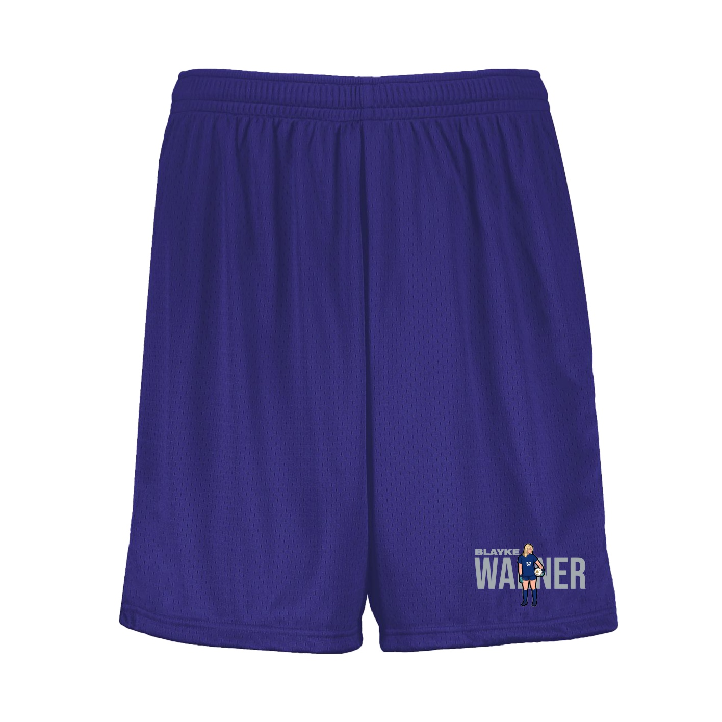 Shorts — Player Name in Purple