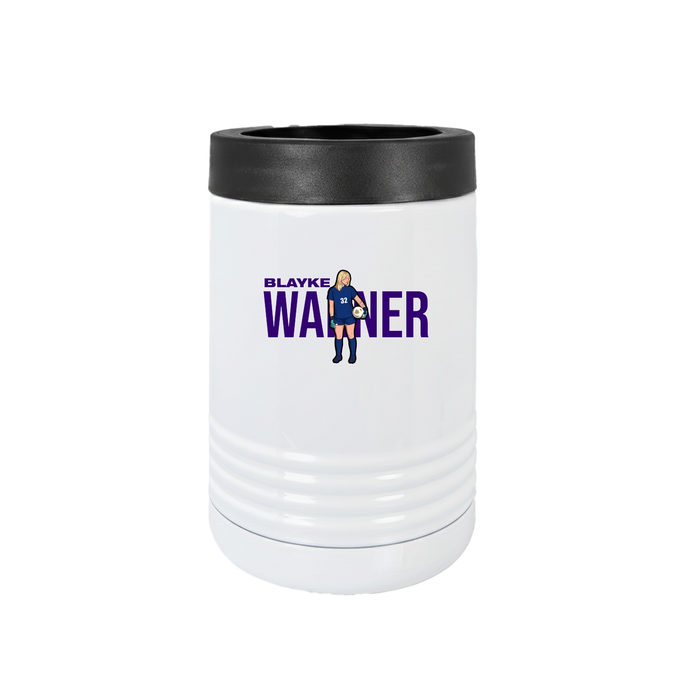 Beverage Holder — Player Name in White