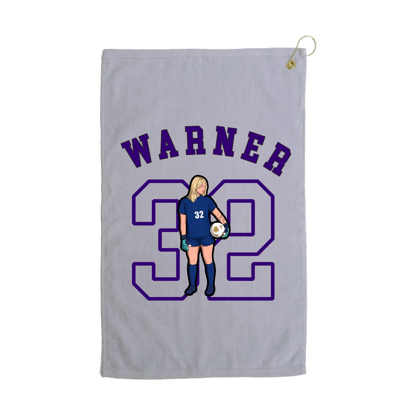 Golf Towel — Shirsey Arch in Grey