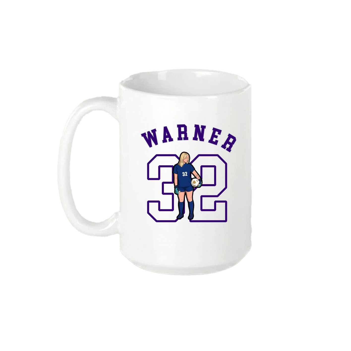 15oz Coffee Mug — Shirsey Arch in White