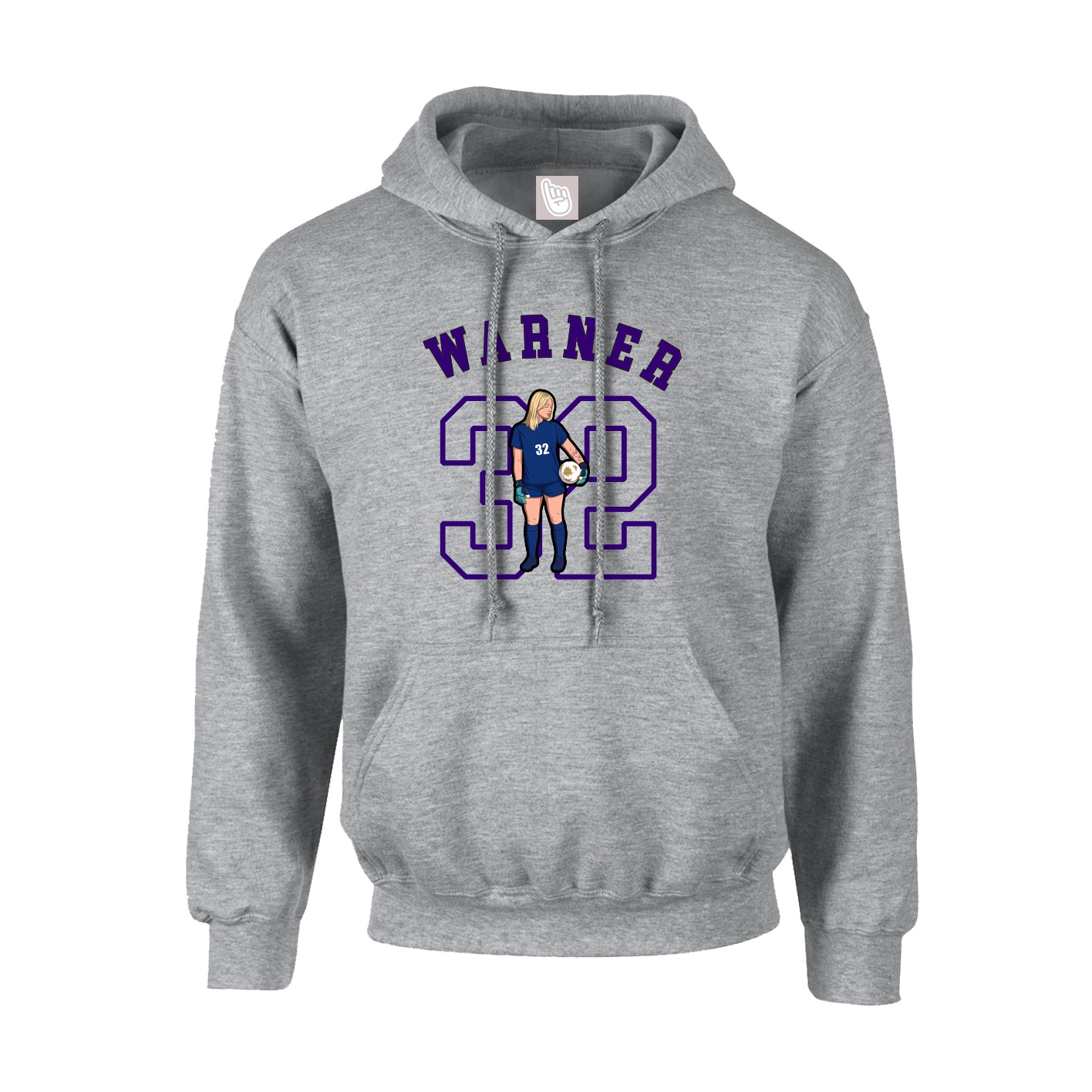 Hoodie — Shirsey Arch in Grey