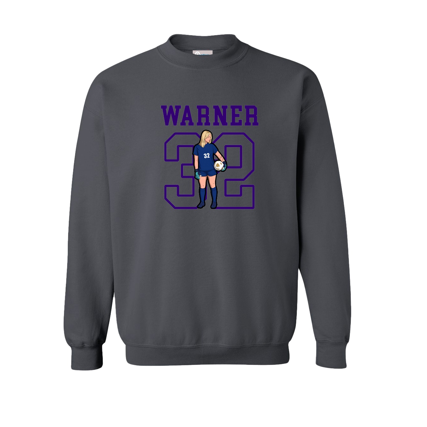 Fleece Crew — Shirsey in Grey
