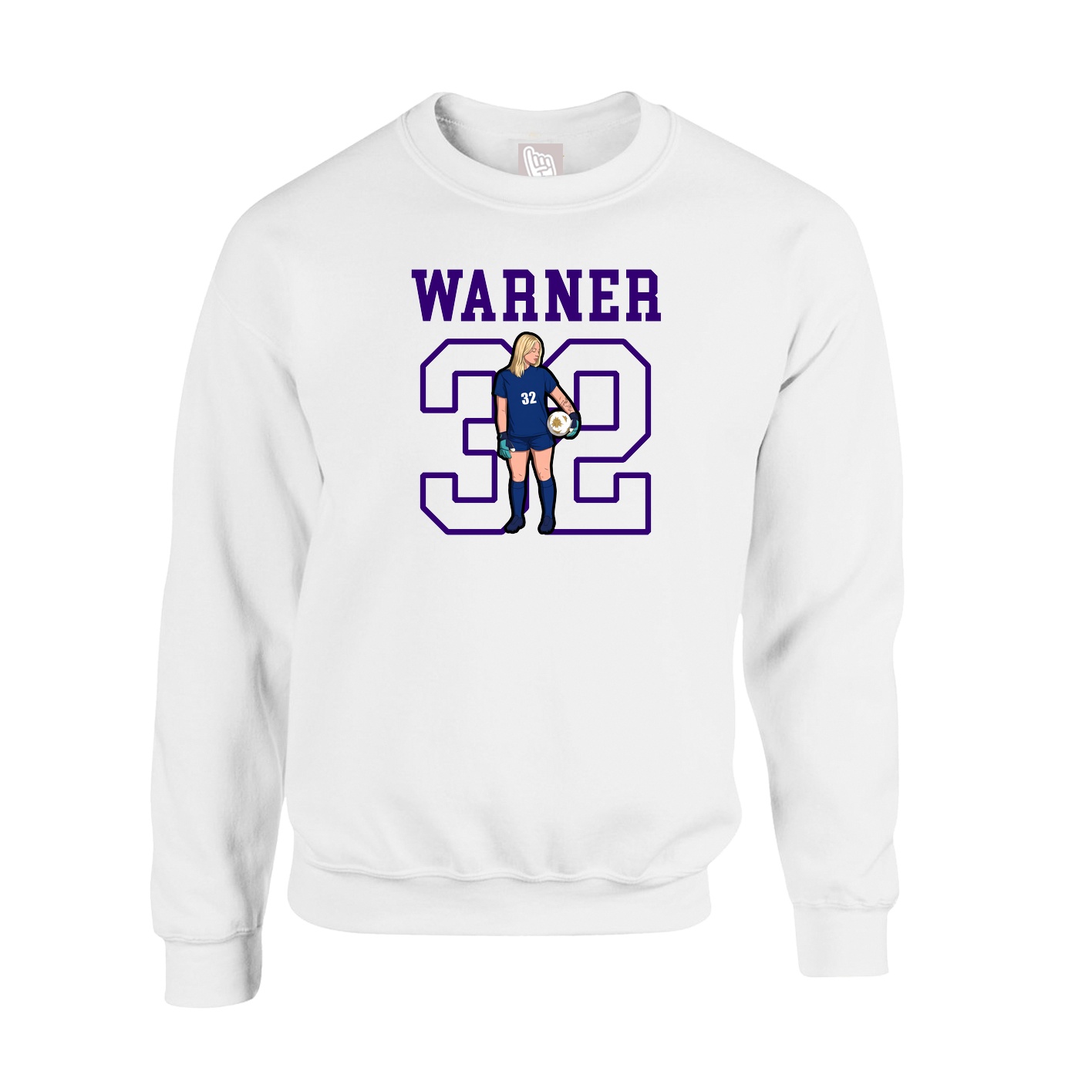 Fleece Crew — Shirsey in White