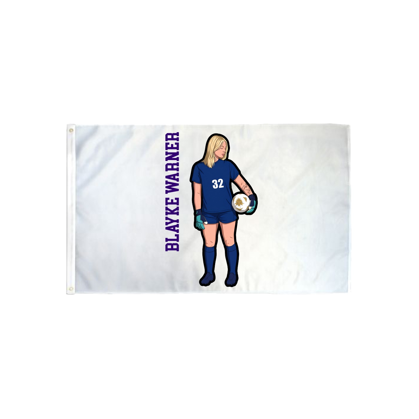 3x5 Flag — Name Vertical in Classic