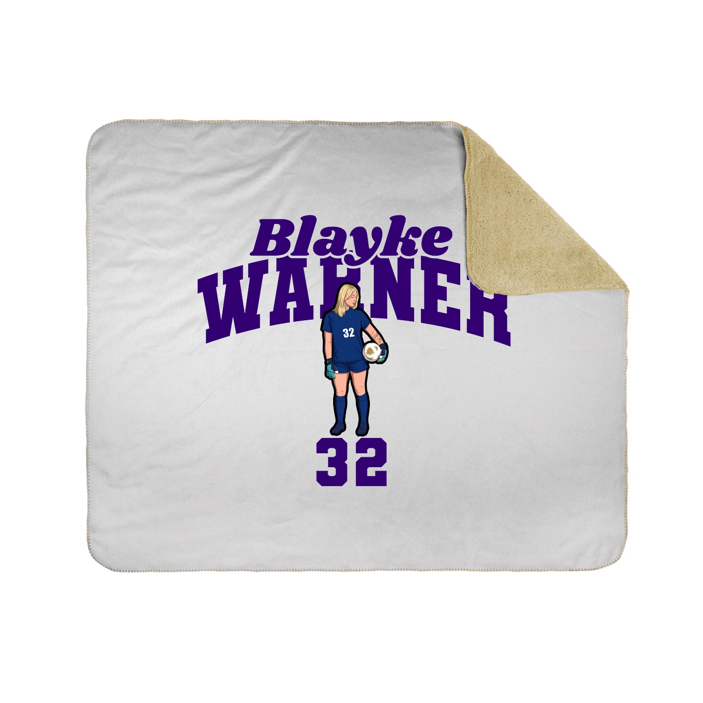 Throw Blanket — Signature Arch in White