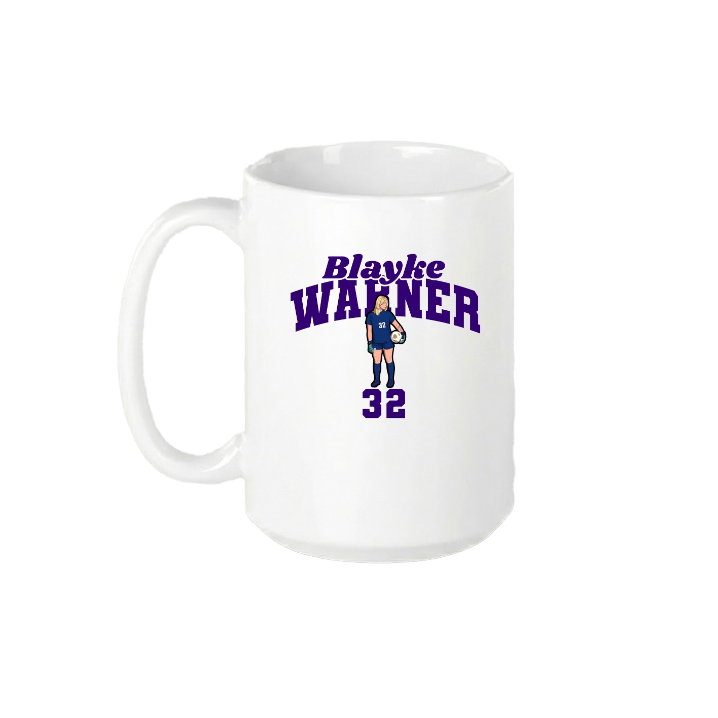 15oz Coffee Mug — Signature Arch in White