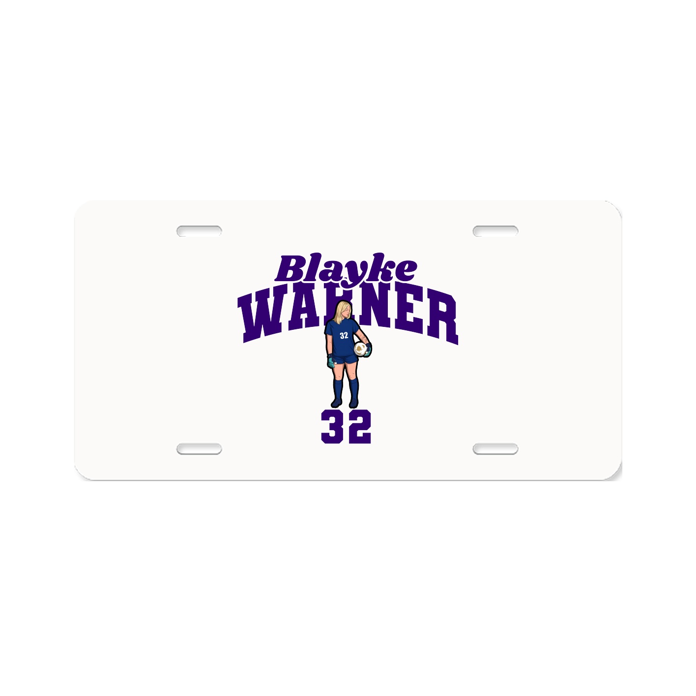 License Plate — Signature Arch in Classic