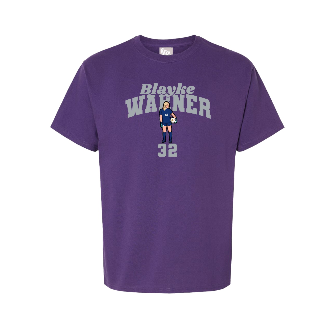 Tee — Signature Arch in Purple