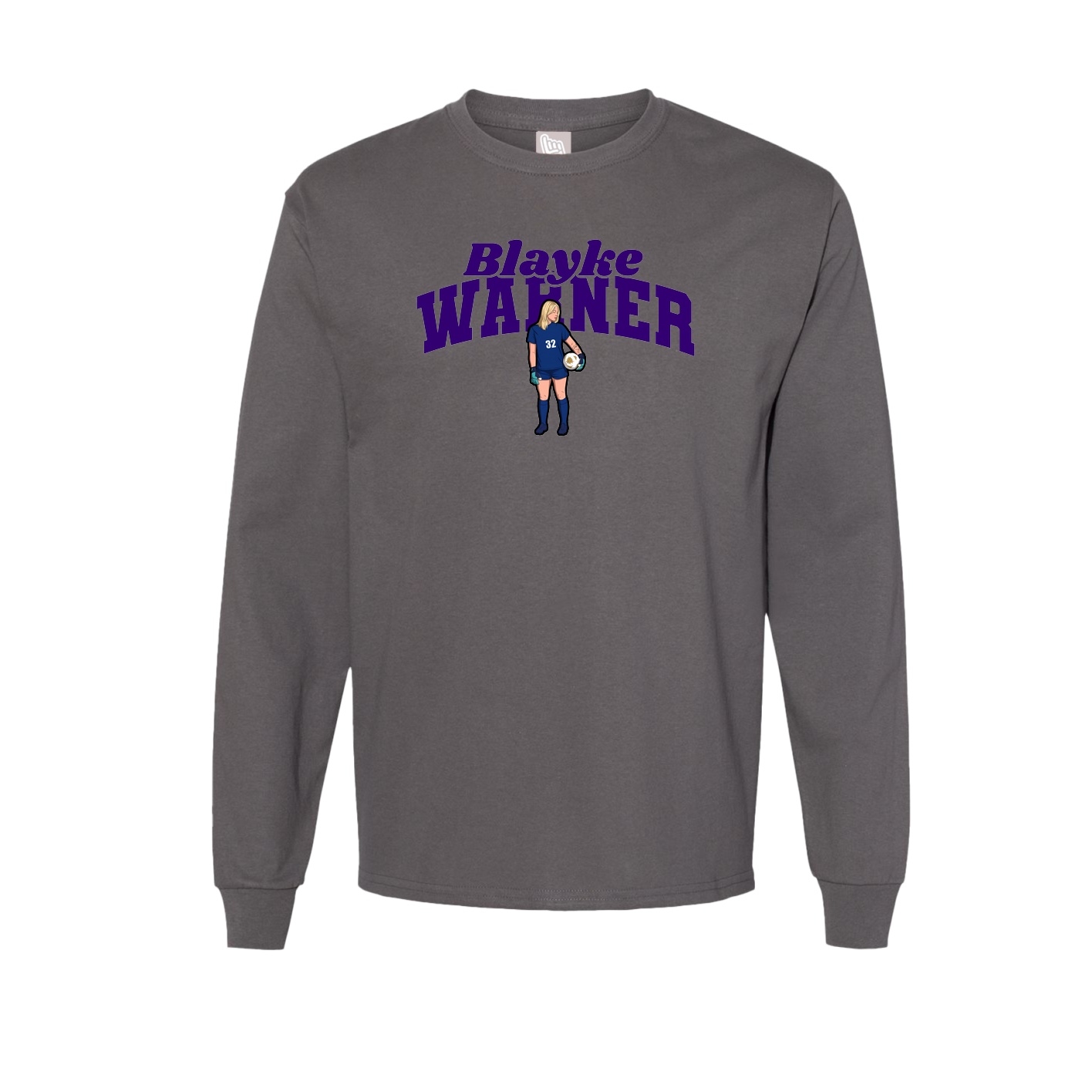 Long Sleeve Tee — Signature Arch in Grey