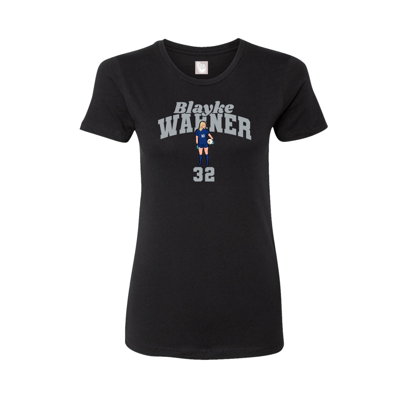 Womens Tee — Signature Arch in Black