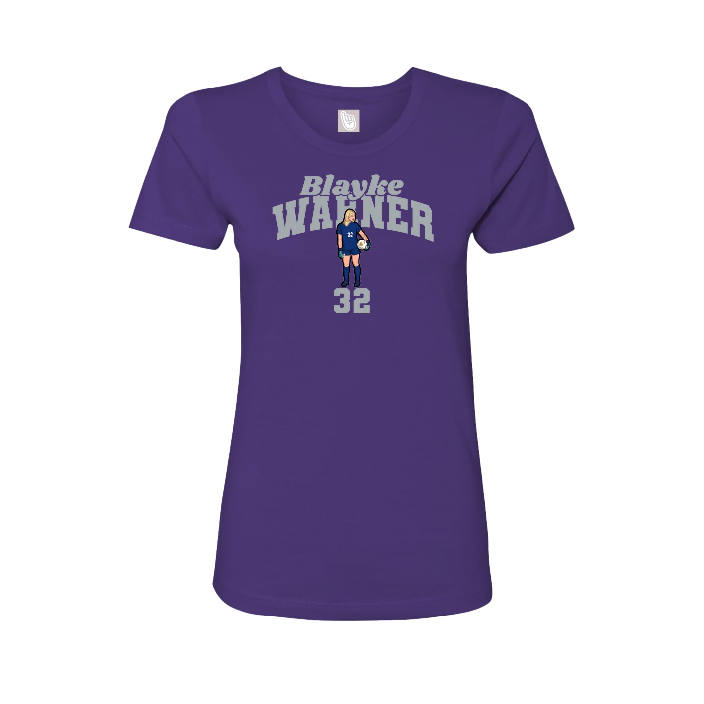 Womens Tee — Signature Arch in Purple