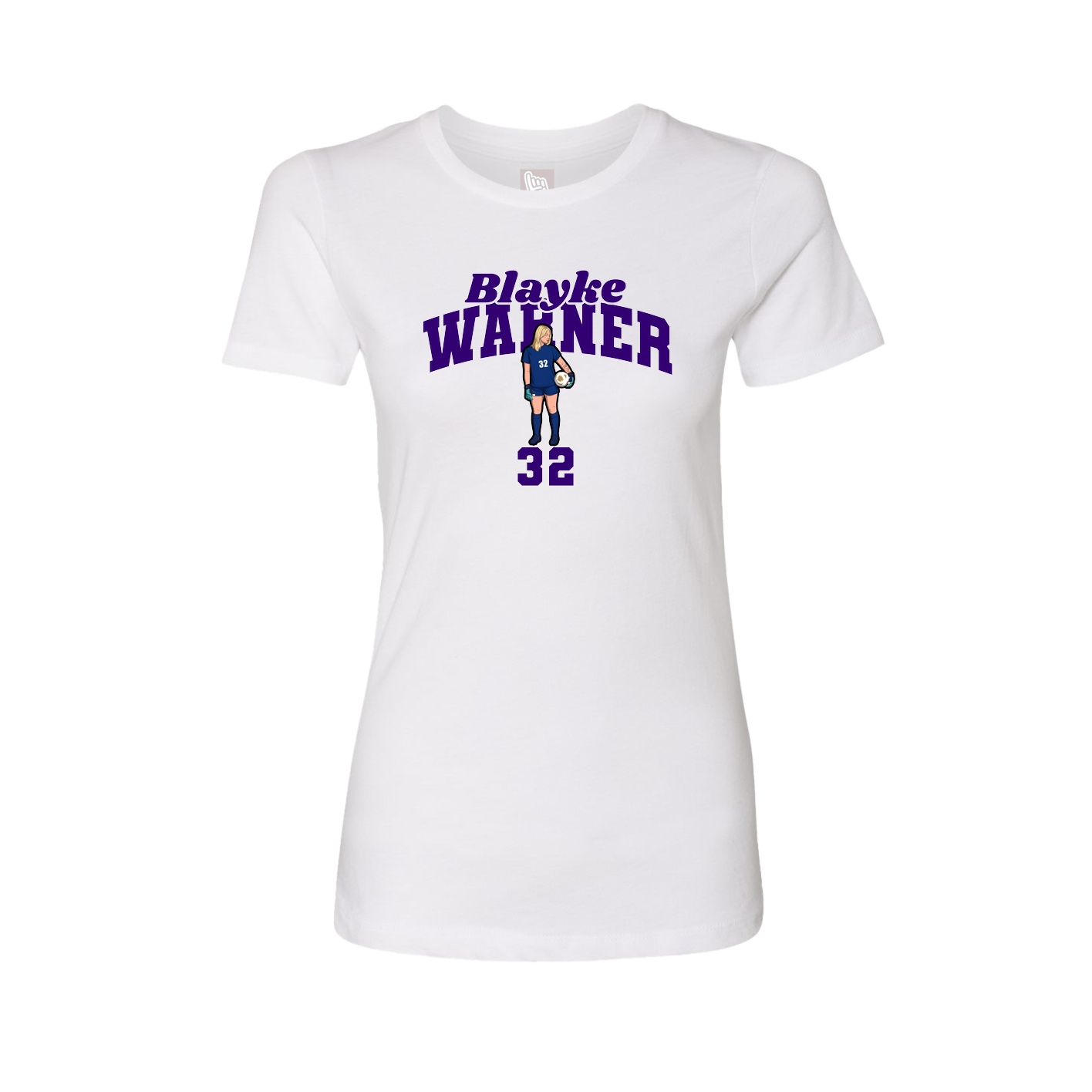 Womens Tee — Signature Arch in White