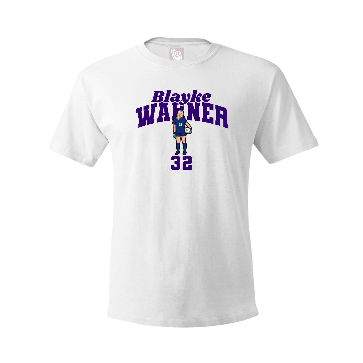 Youth Tee — Signature Arch in White